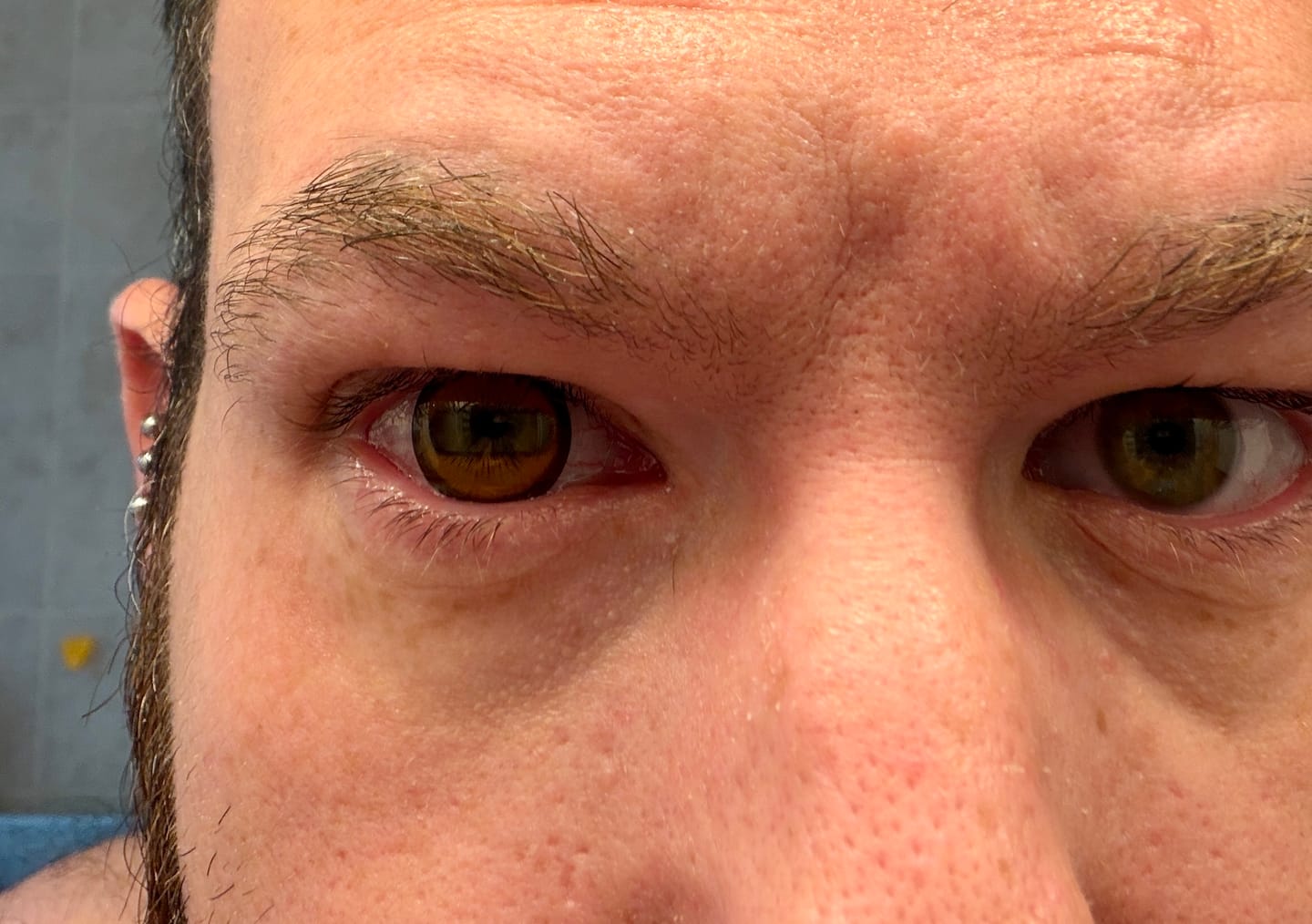 Customer photo review of Goat Eye Contacts
