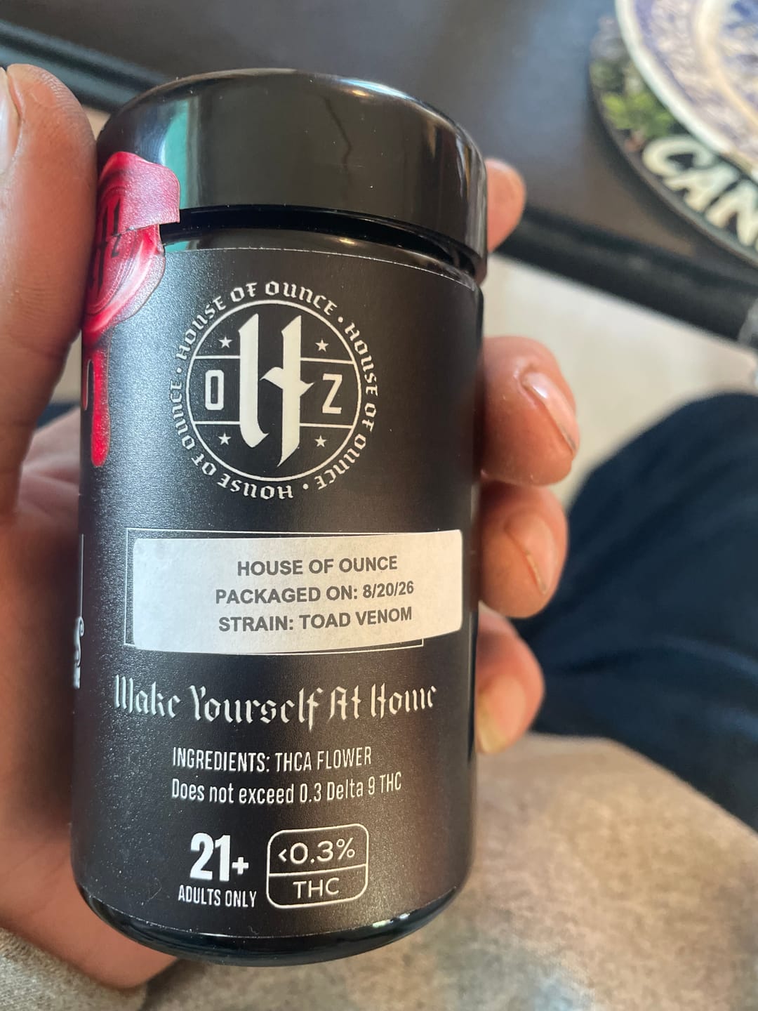 Customer photo review of Toad Venom (7g)