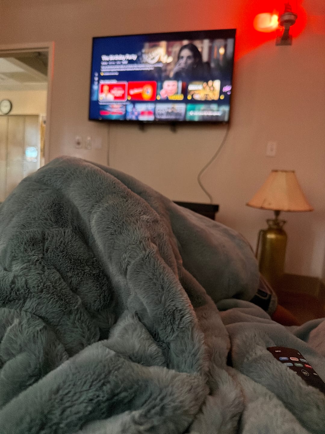 Customer photo review of Lush Midnight Mist Blanket