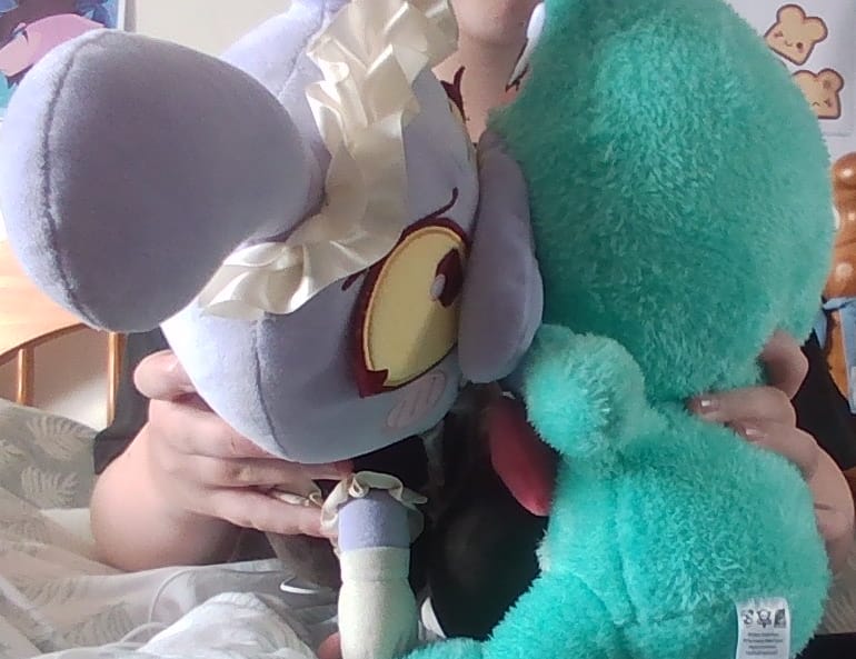 Customer photo review of Ribbit-Suit Jax Plush