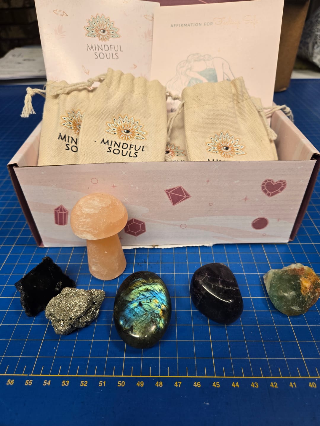 Customer photo review of Crystal Subscription Box