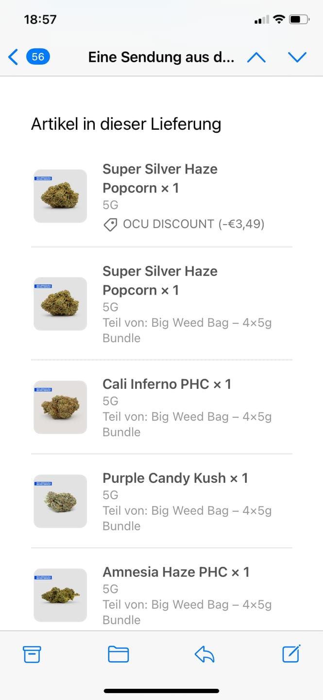 Customer photo review of Purple Candy Kush