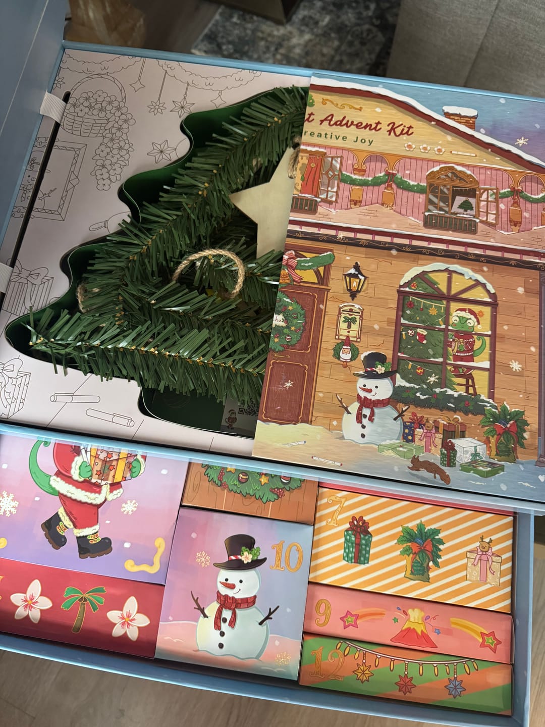 Customer photo review of Ohuhu Christmas Advent Calendar 2026, 24 Days Countdown Gift Kit