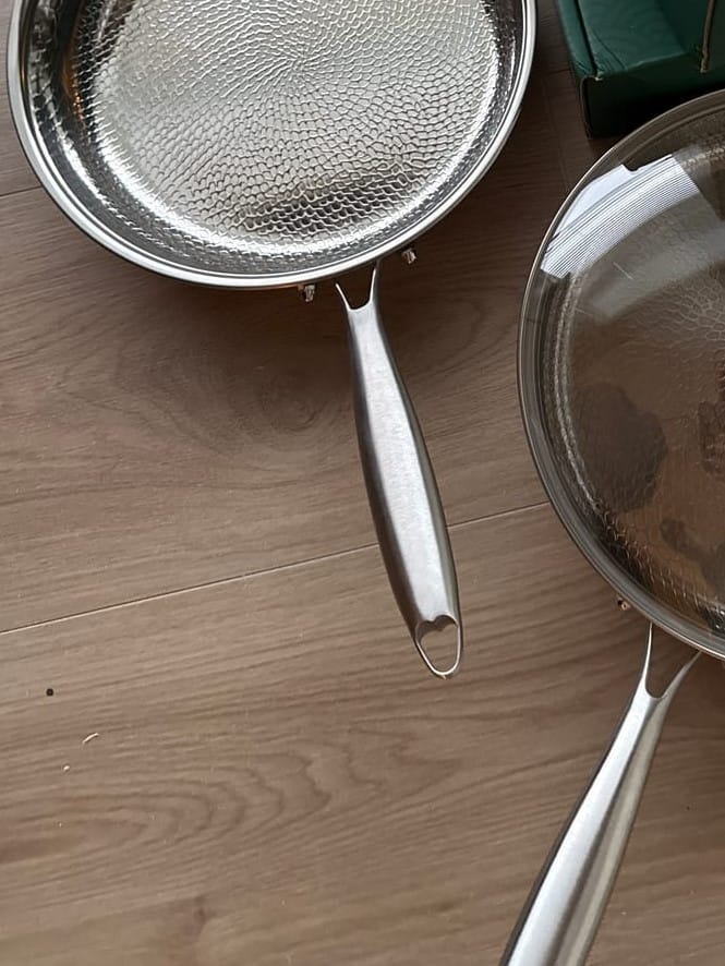 Customer photo review of Element 22™ Pan — High-Grade Pure Titanium