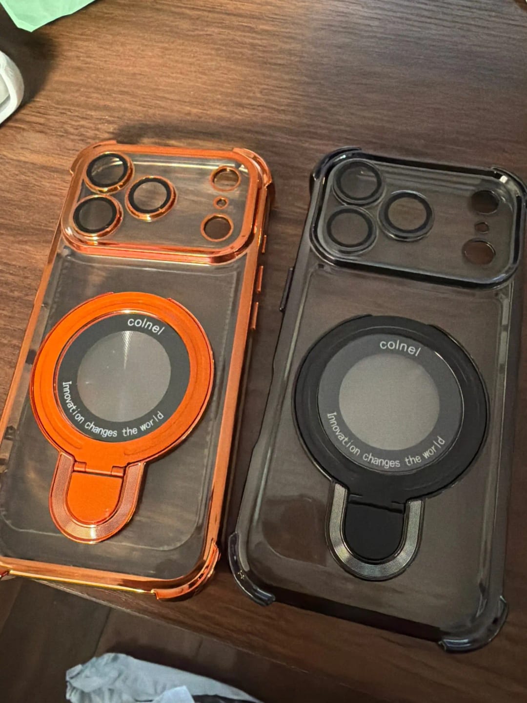 Customer photo review of Coque iPhone anti-chute à anneau invisible Airluma