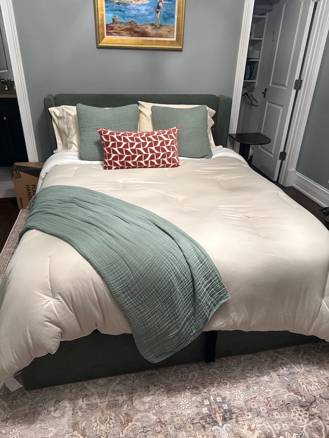 Customer photo review of MarshMellow Comforter