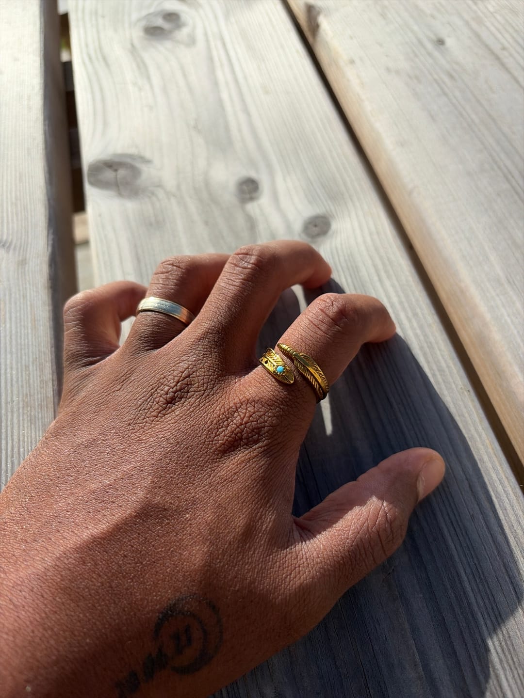 Customer photo review of Dodo. - Gold & Blue