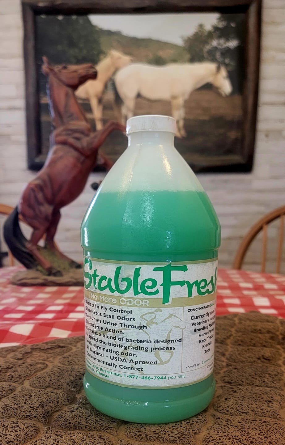 Customer photo review of Stable Fresh 64 ounce Concentrate- 6 Pack