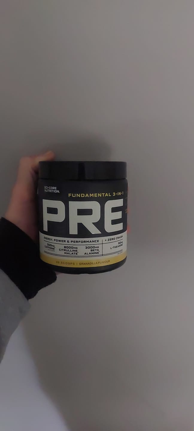 Customer photo review of Fundamental 3-in-1 PRE Granadilla - 300g | 60 scoops (New)