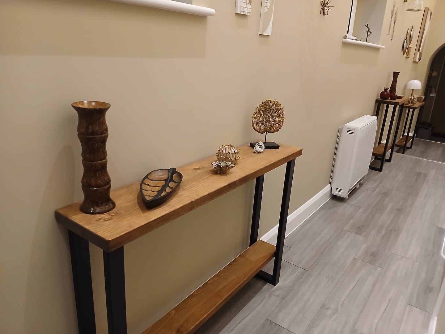 Customer photo review of Console Table with Shelf 25cm Depth | 84cm High