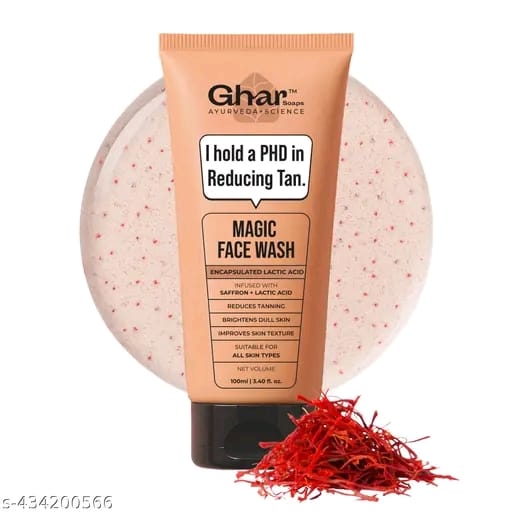Customer photo review of Magic Soap+ Face Wash + Cream Combo