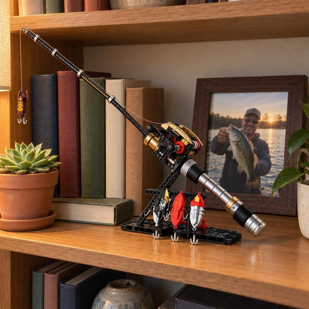 Customer photo review of Fishing Rod Building Block set