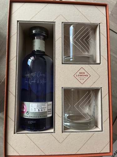 Customer photo review of Personalised Gin