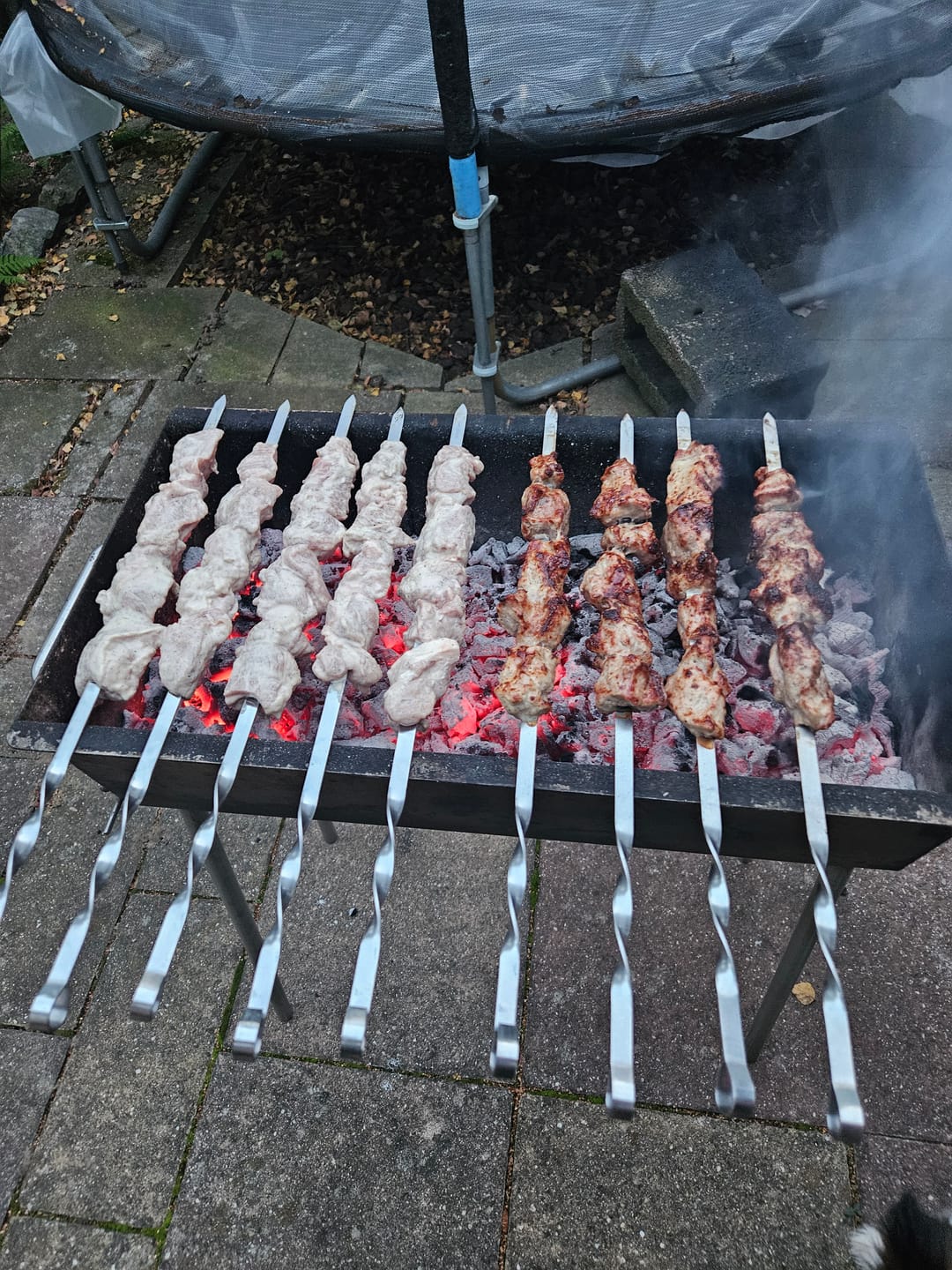 Customer photo review of Schweine-Schaschlik Original - Mayonnaise Zwiebel Kräuter Marinade | mySchaschlik
