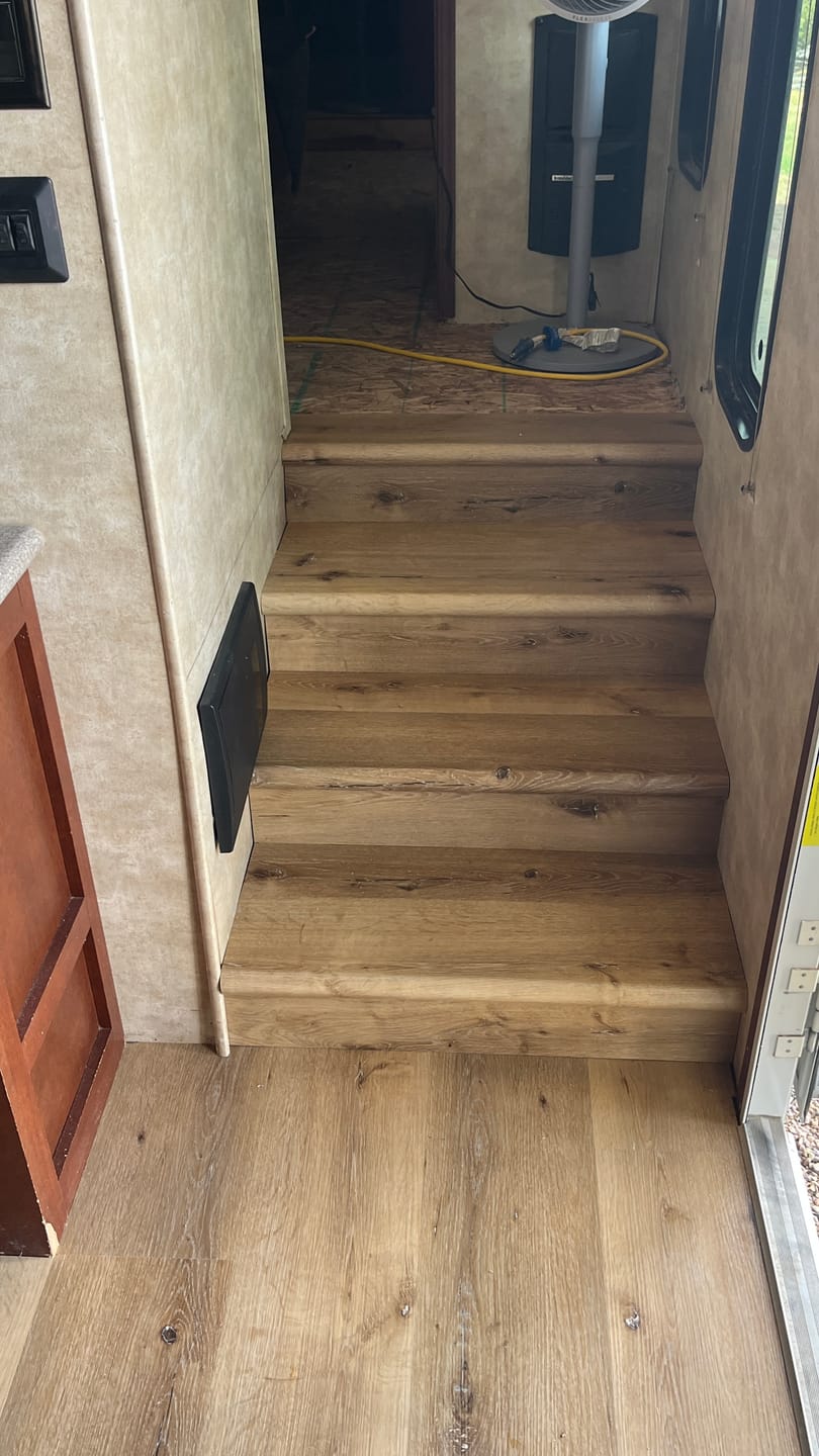 Customer photo review of Heirloom - Cumberland Stair Tread