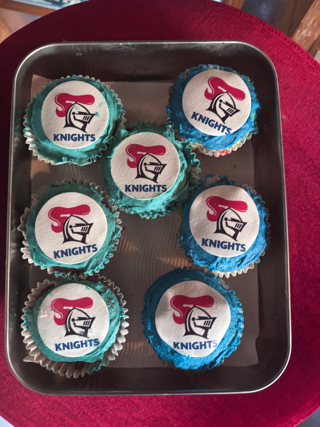 Customer photo review of Newcastle Knights NRL Club - Edible Icing Images