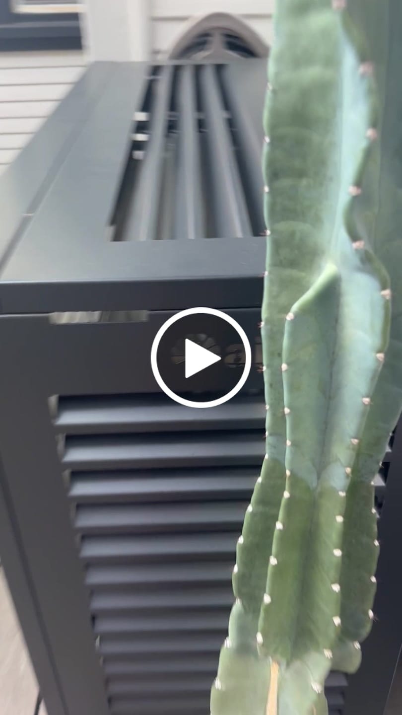 Customer video review of Mini-Split AC Cover - Black