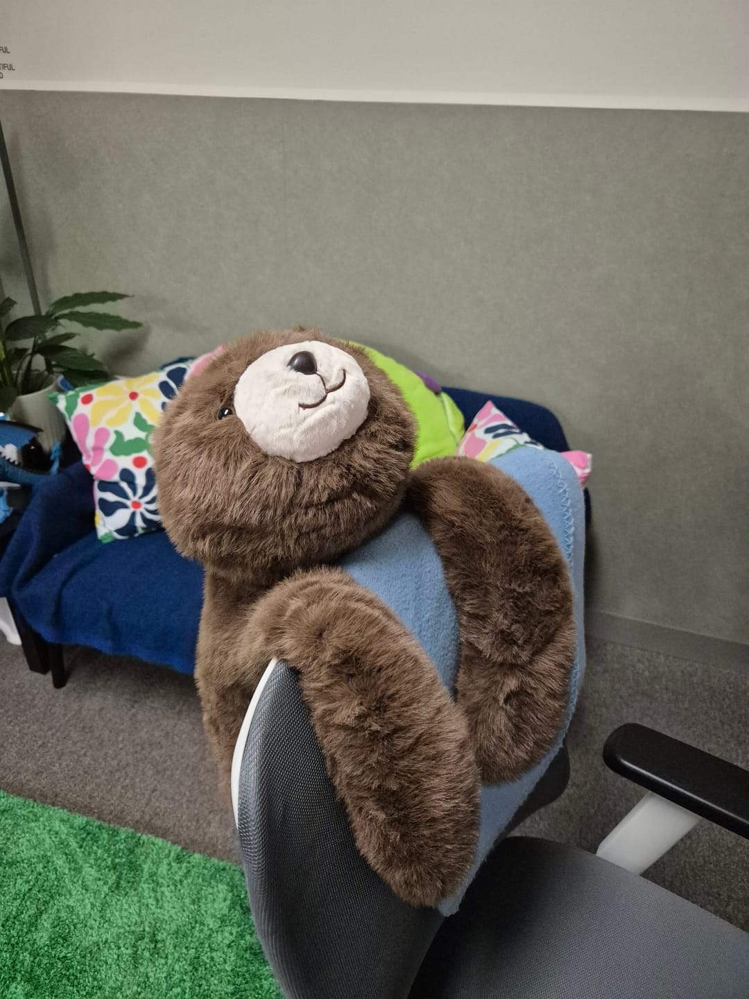Customer photo review of Weighted Plush Animals