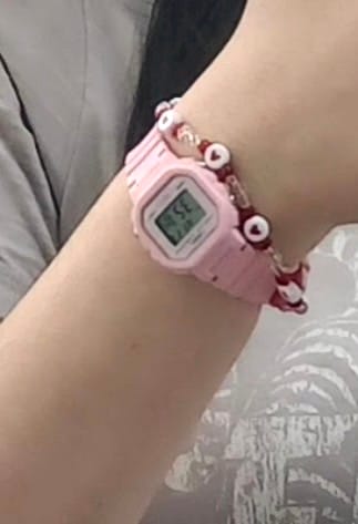Customer photo review of Reloj Casio Vintage LA-20WH-4A1DF Rosado