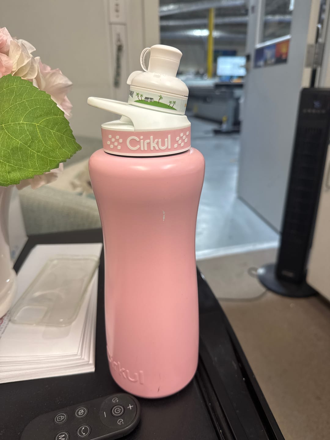 Customer photo review of 32oz. Blush Pink Stainless Steel Bottle Starter Kit