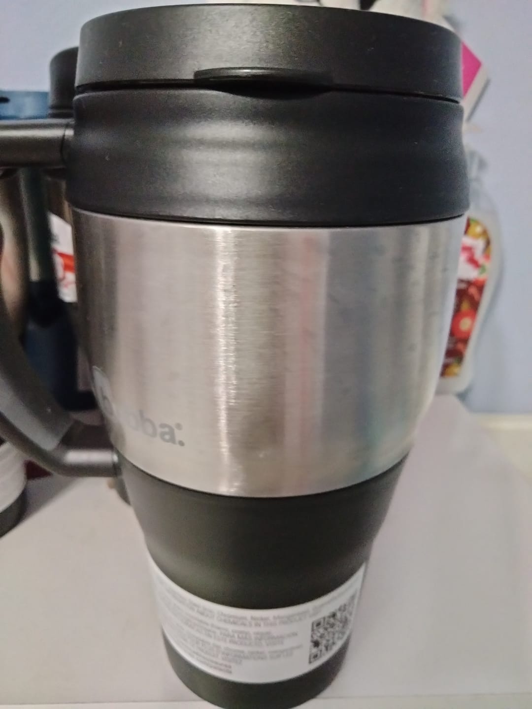 Customer photo review of Bubba Classic 20 Oz Travel Mug Assorted Colors (55 Pcs Lot)