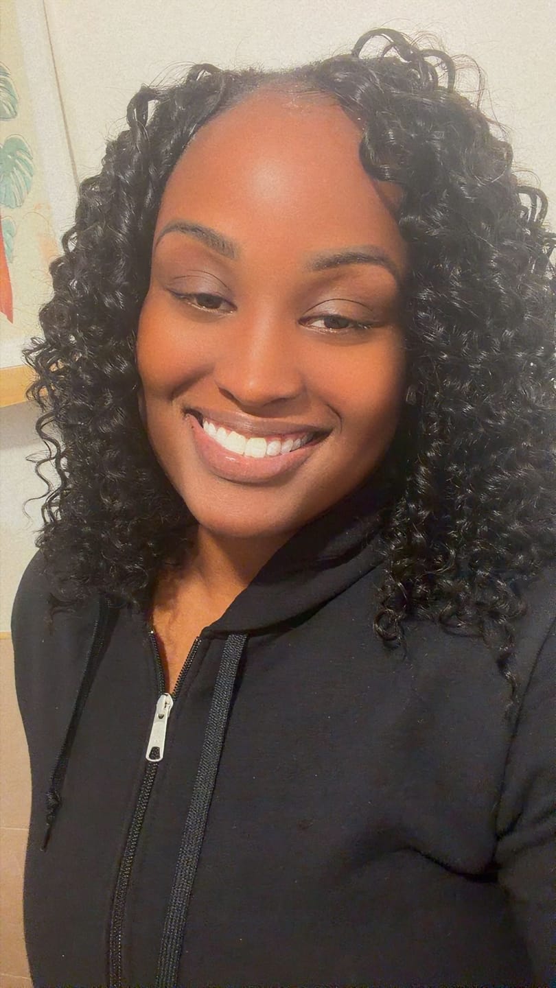 Customer photo review of Human Crochet Hair Deep Wave for Miracle Knots