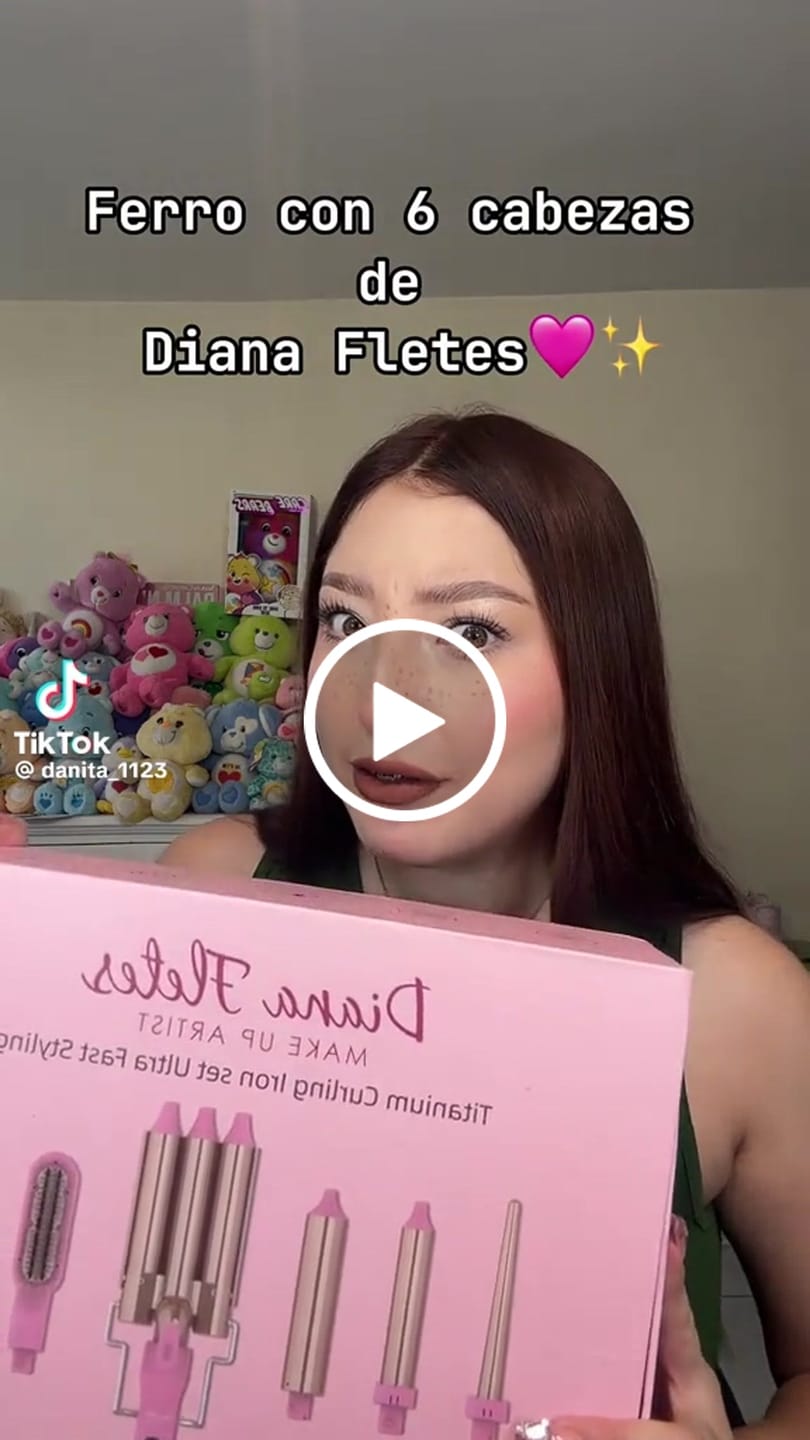 Customer video review of Set Plancha Profesional Infrarroja + Ferro 6 en 1 Light Pink