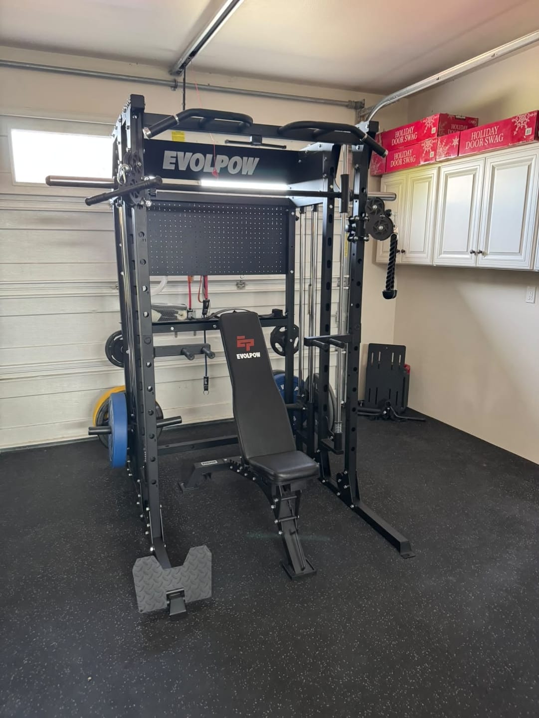 Customer photo review of EVOLPOW M2B Brute All-In-One Smith Machine Home Gym