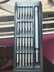Customer photo review of 24 in 1 Screwdriver Set
