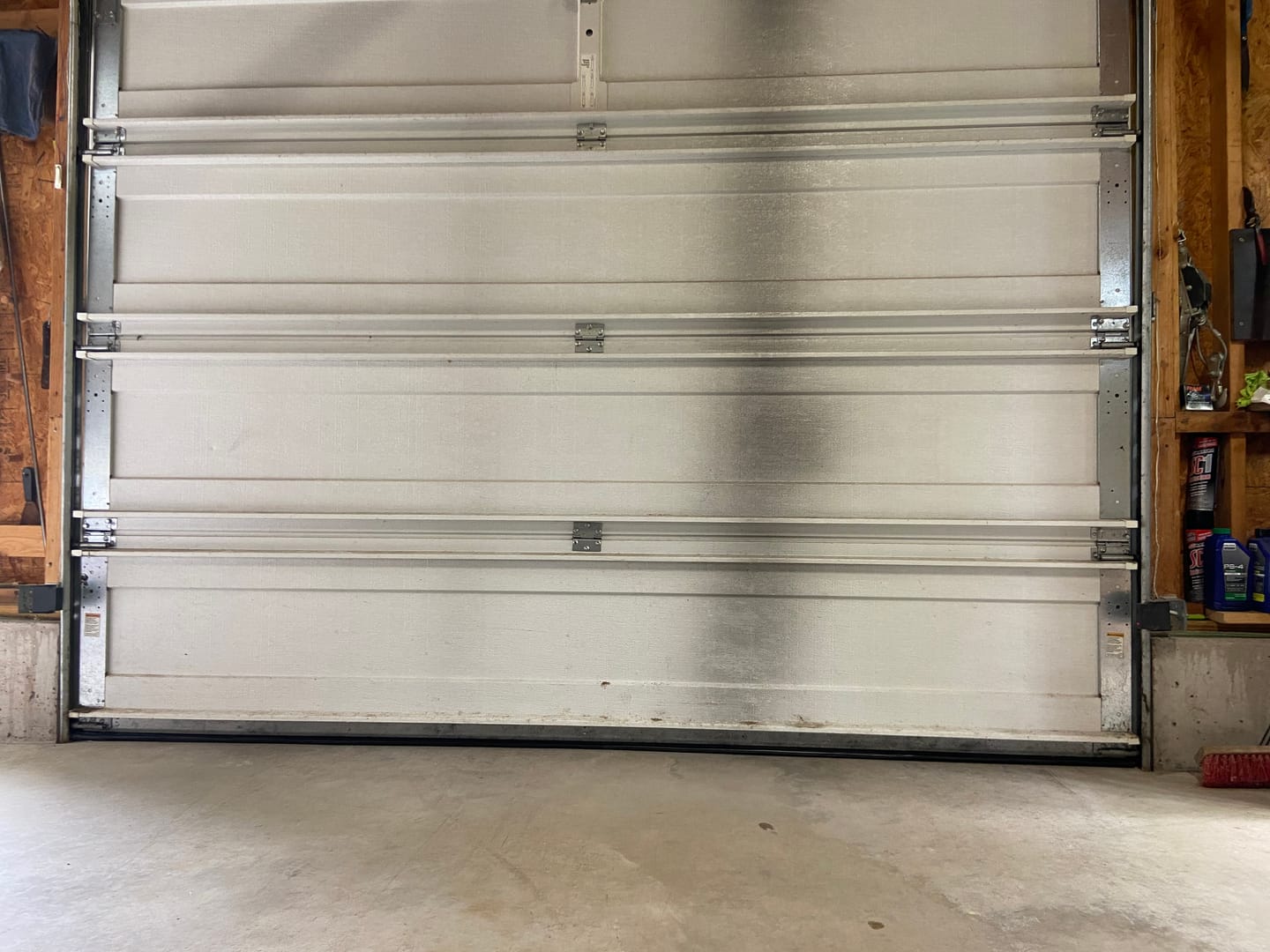 Customer photo review of Wayne Dalton Bottom Weather Seal | 3" Bead Style