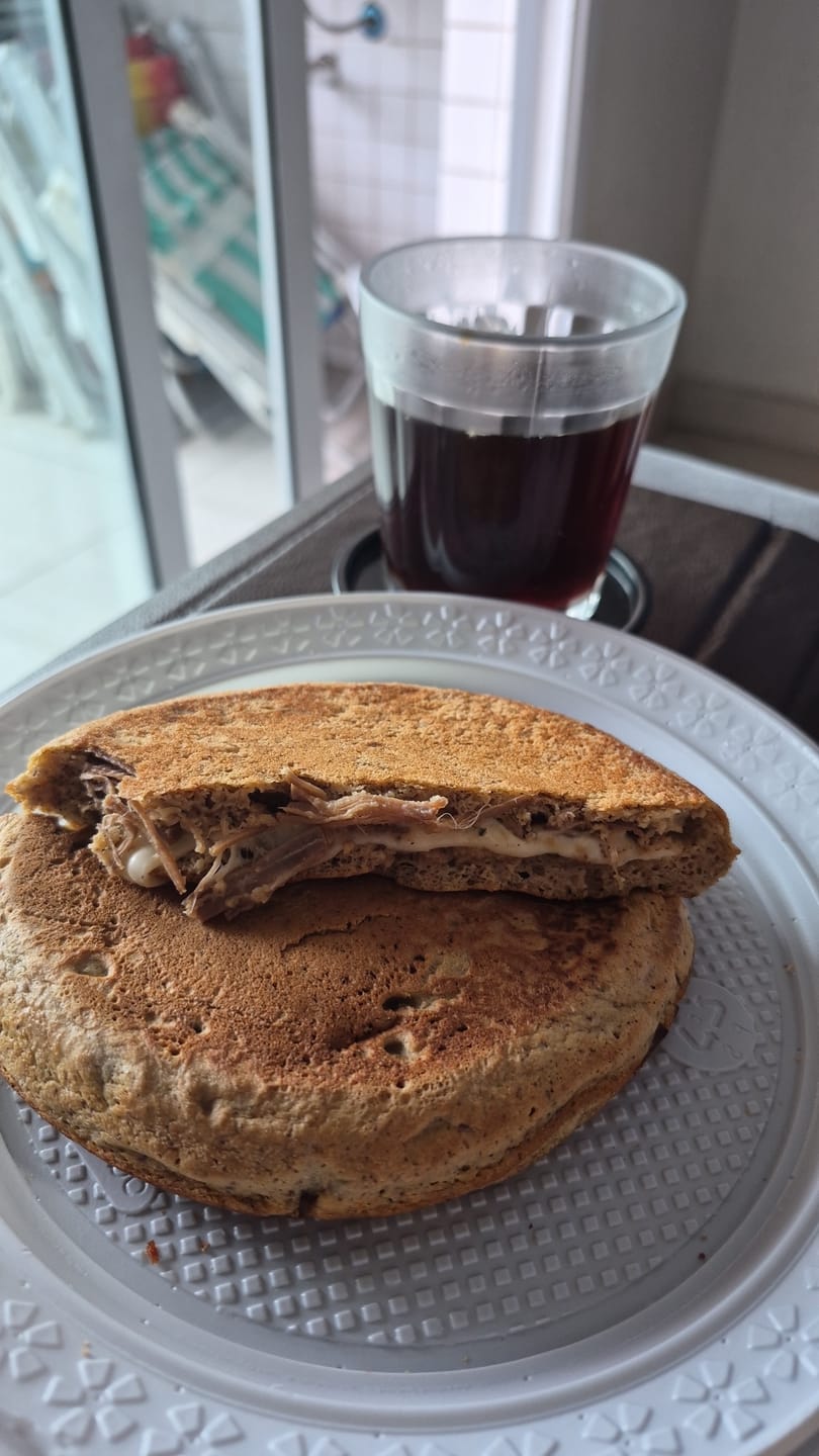 Customer photo review of Protein Bread Pizza 28g