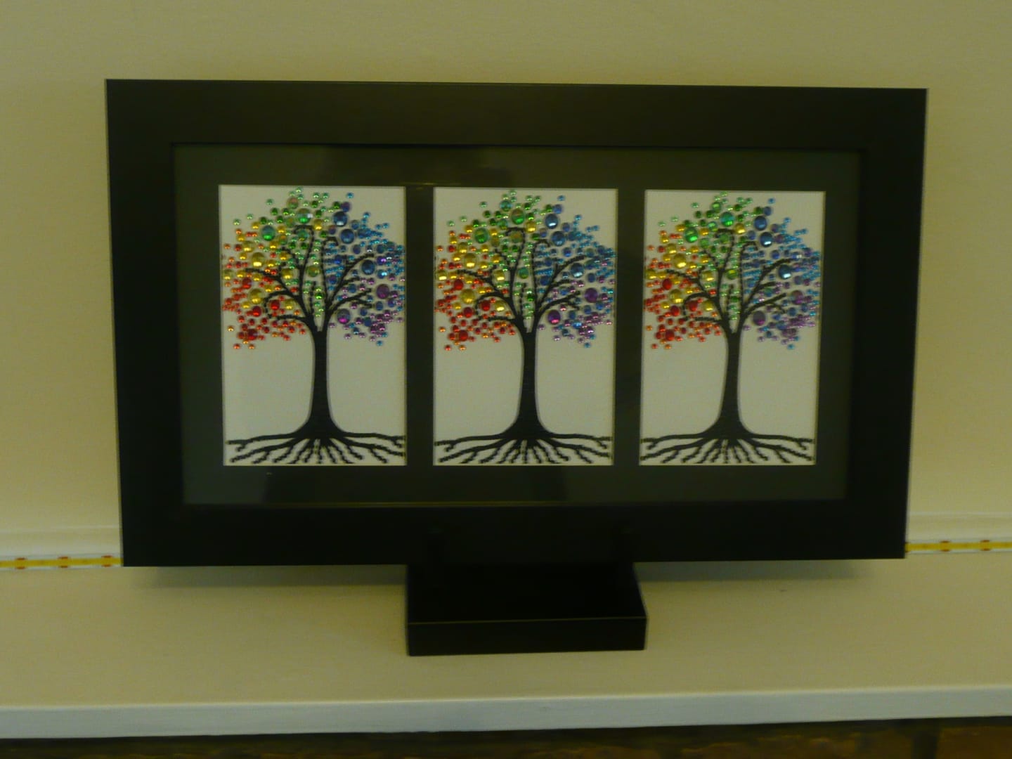 Customer photo review of Rainbow Tree, 10x15cm Crystal Art Card