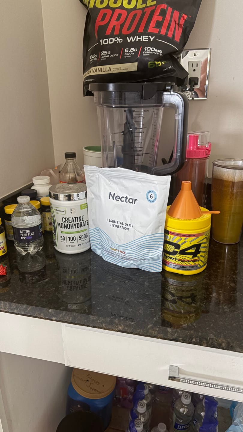 Customer photo review of 100% Whey Protein Powder