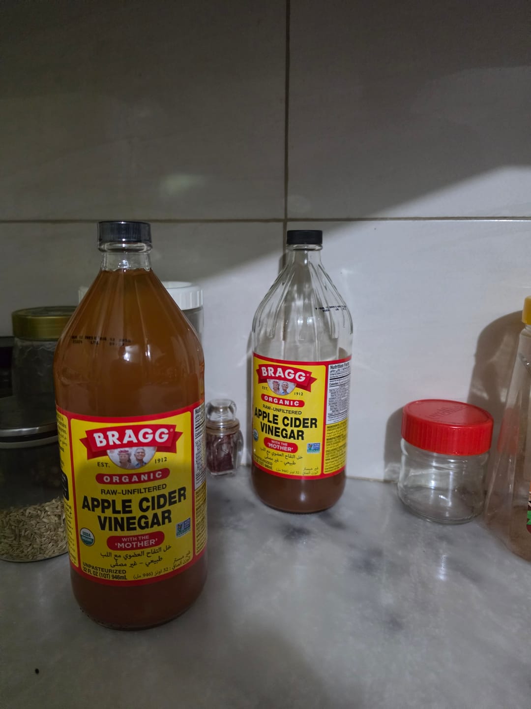 Customer photo review of Organic Apple Cider Vinegar