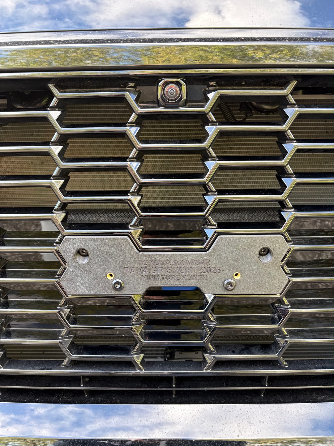 Customer photo review of Toyota AXAP64R RAV4 GR SPORT 2026-Current - OEM Plinth Delete Kit (FRONT)