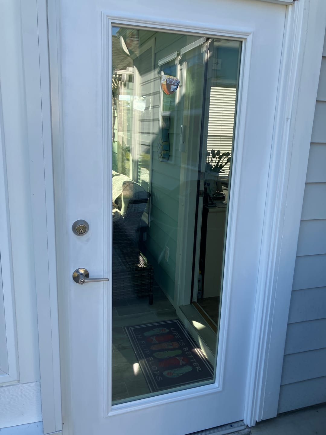 Customer photo review of Clear 1 Lite Glass and Frame Kit (Full Lite)
