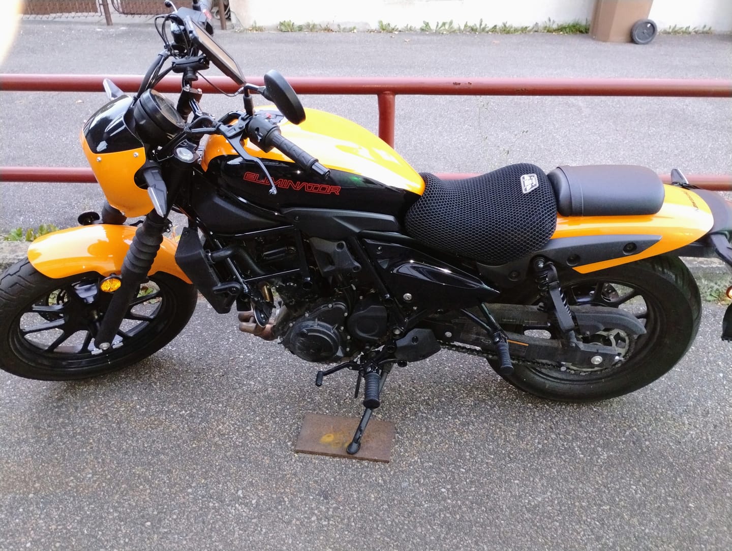Customer photo review of Wind Rider Seat Cover