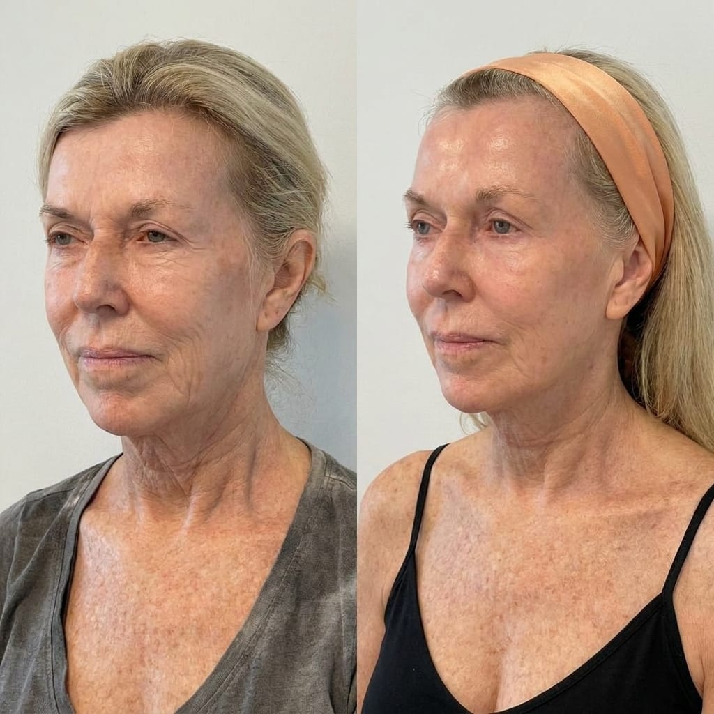 Customer photo review of 5-Minute Sculpting PDRN Cream