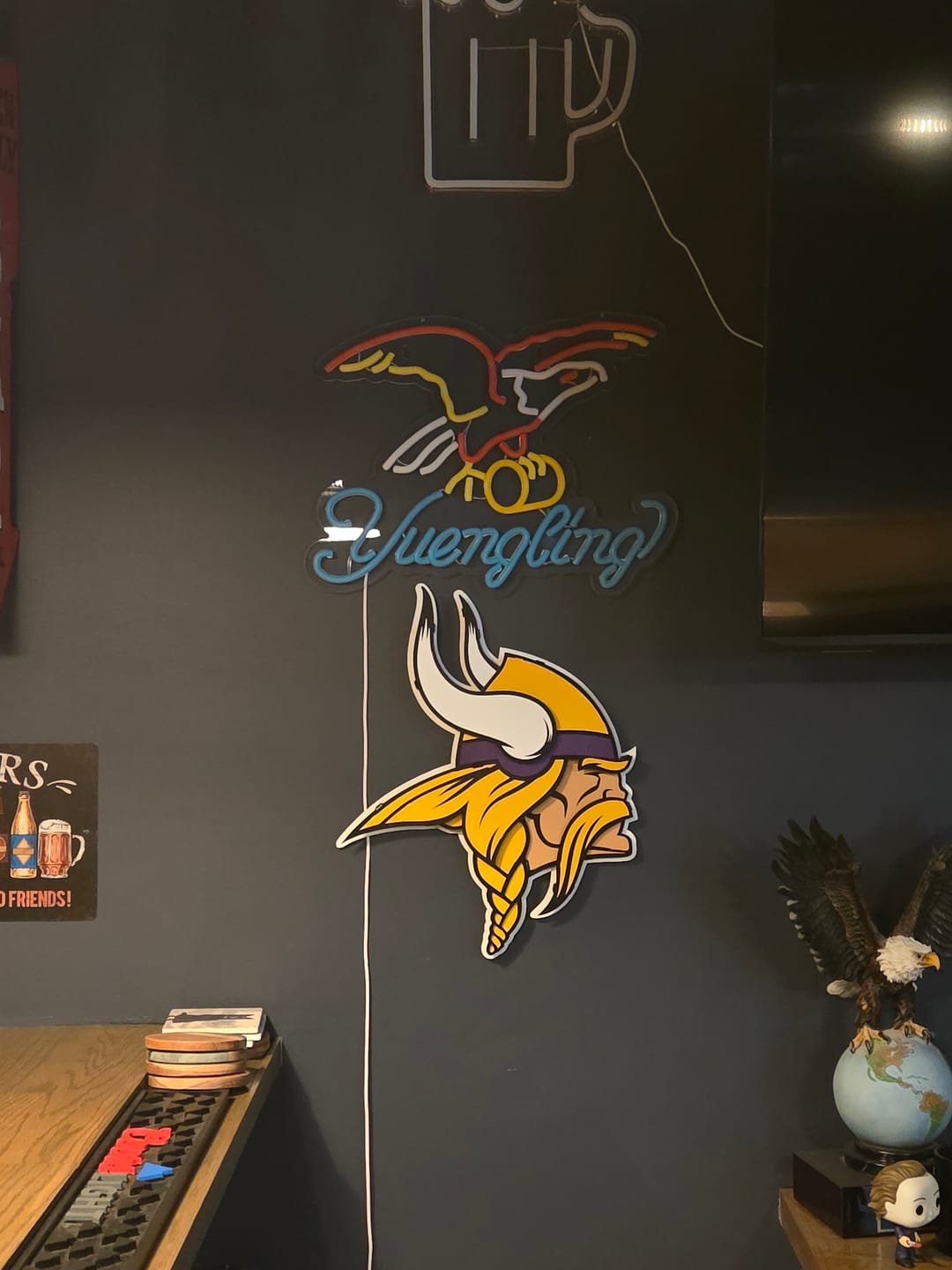 Customer photo review of Minnesota Vikings "Norseman" 3D Vintage Metal Wall Art