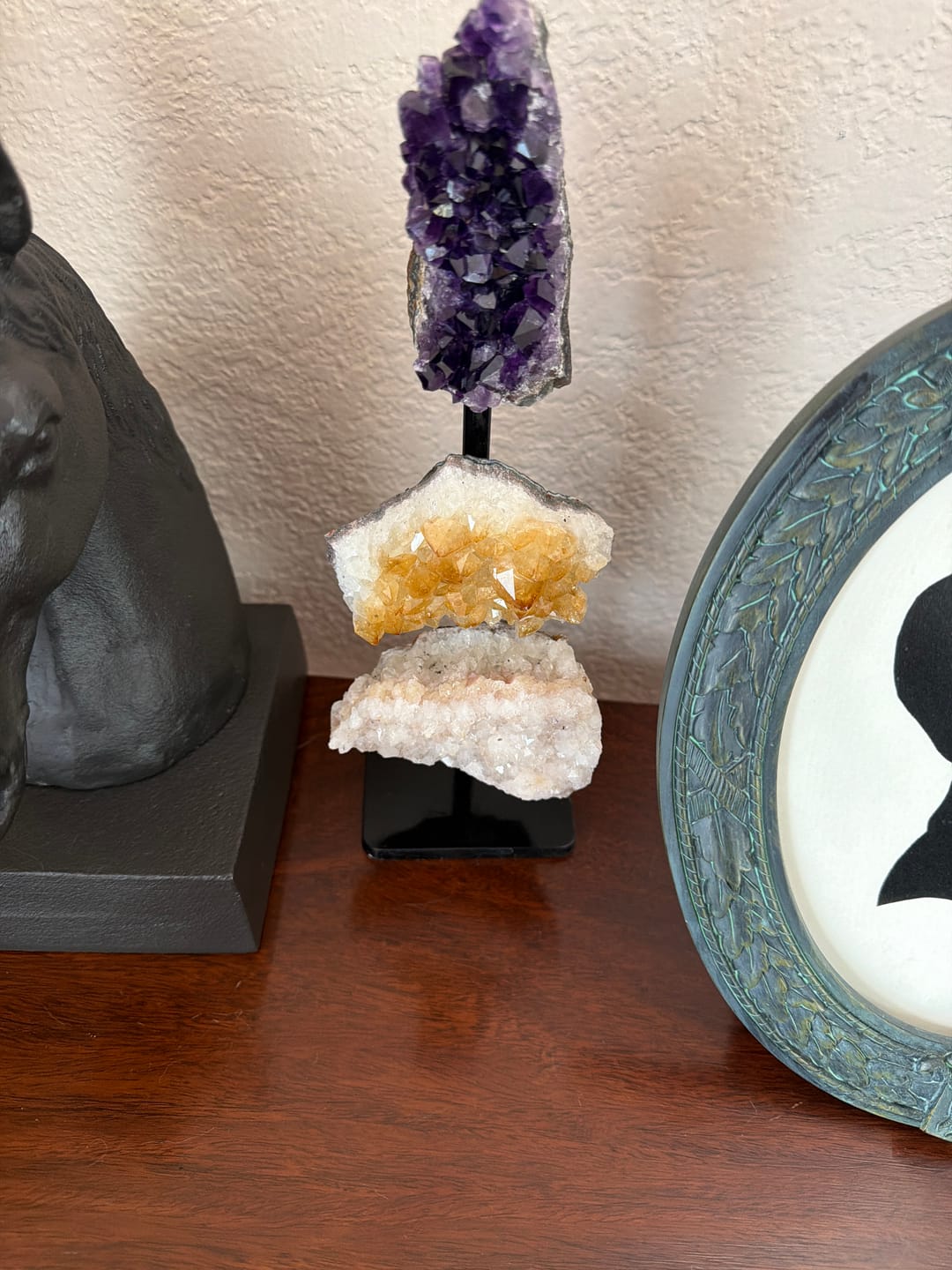 Customer photo review of Amethyst Citrine Quartz – Spiritual Harmony and Energy Healing