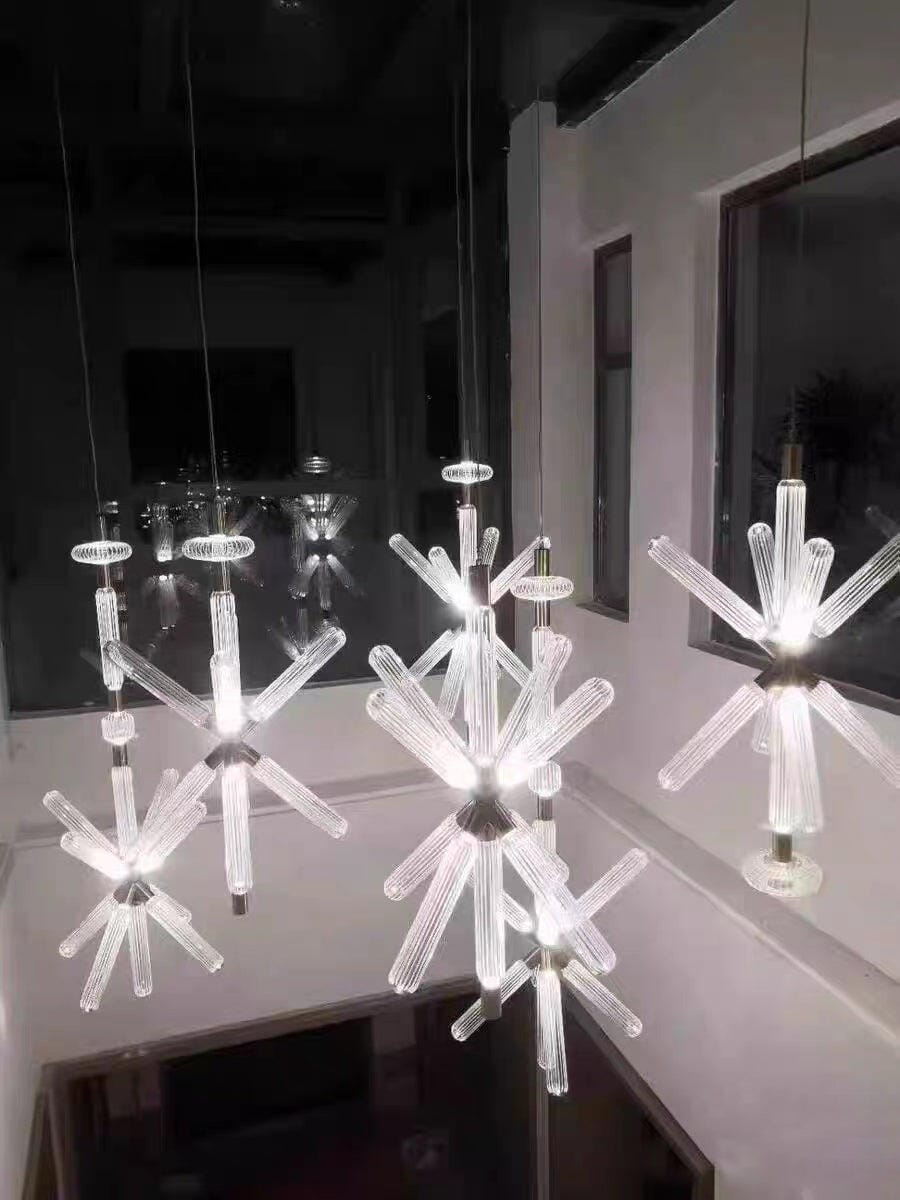 Customer photo review of Crystal Cylinder Pendant Light, Champagne Gold Joints, Dimmable