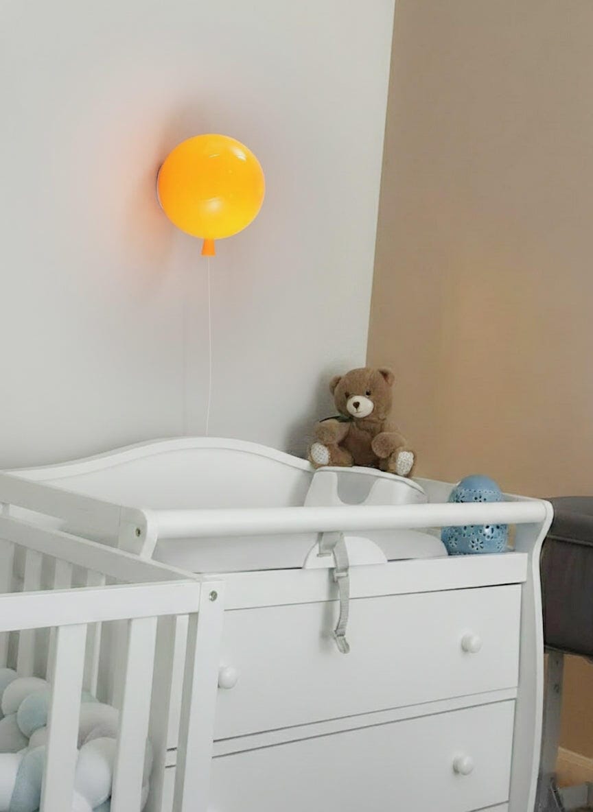 Customer photo review of Balloon Dream Wall Sconce, Polymer Shade, E27 LED, 8 Colours