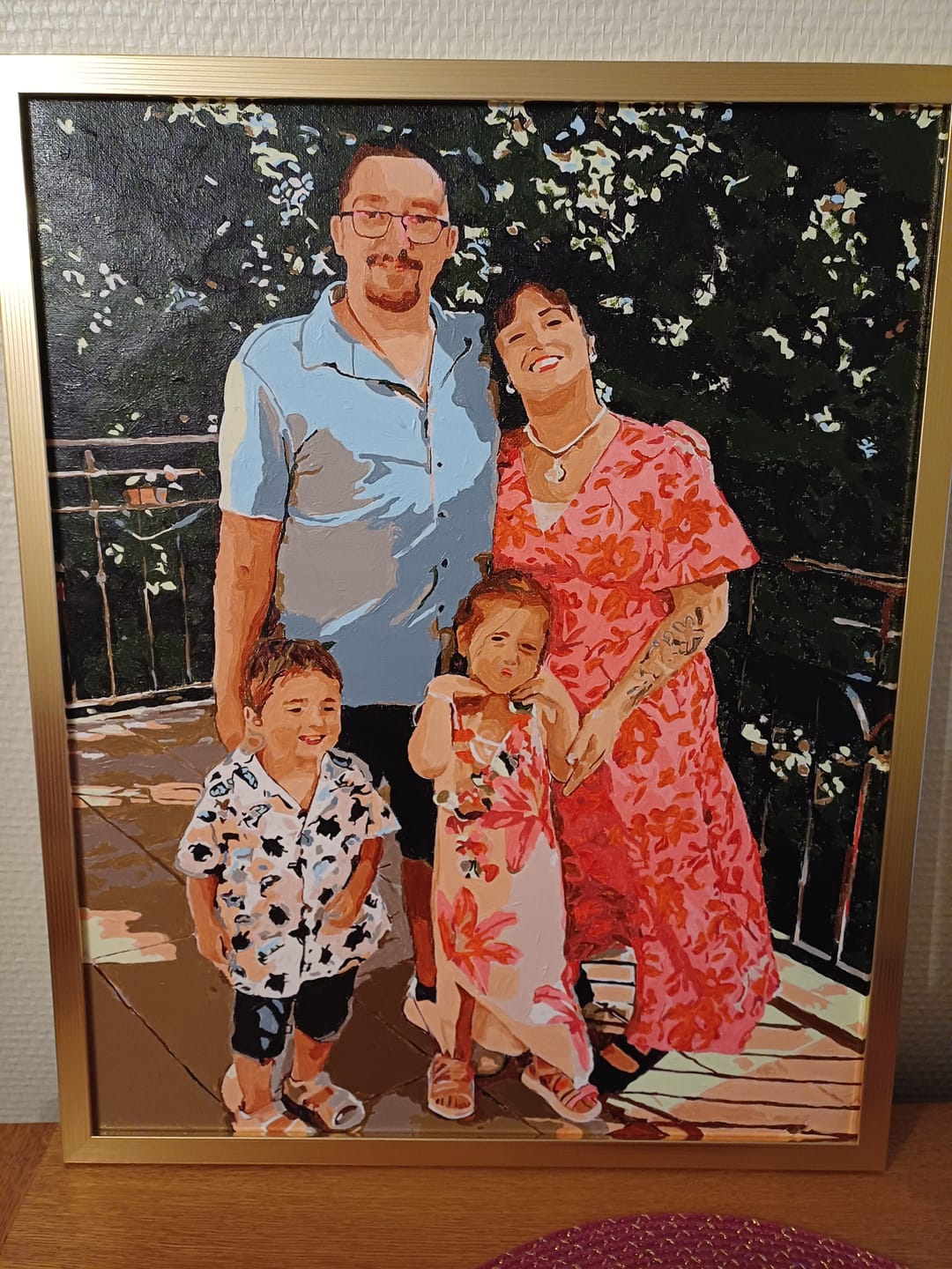 Customer photo review of Kit Personnalisé 40x50cm - 80x120cm Réalisation graphique GRATUITE