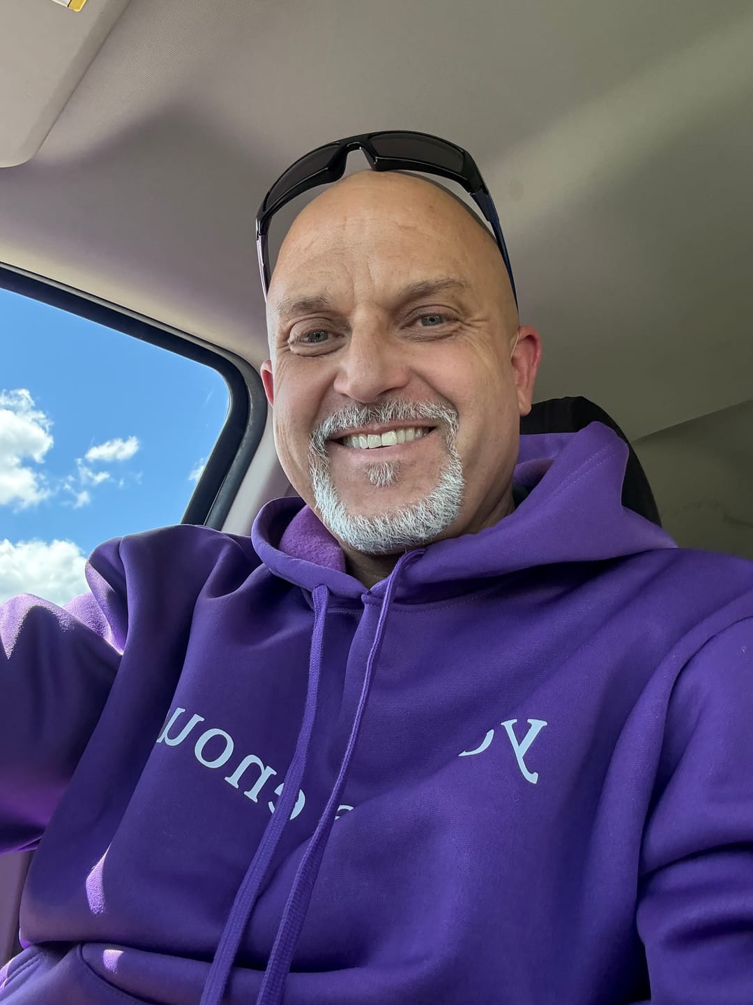 Customer photo review of The Original 'Dear Person Behind Me' Hoodie