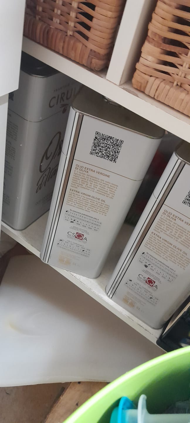 Customer photo review of 1 lattina di olio extravergine di oliva • 5 Litri