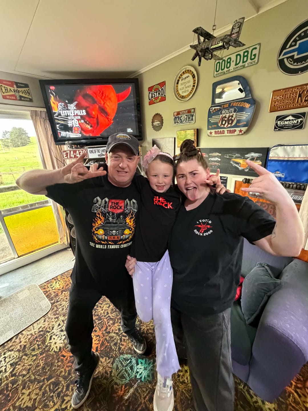 Customer photo review of The Rock 2000 Event T-Shirt 2026