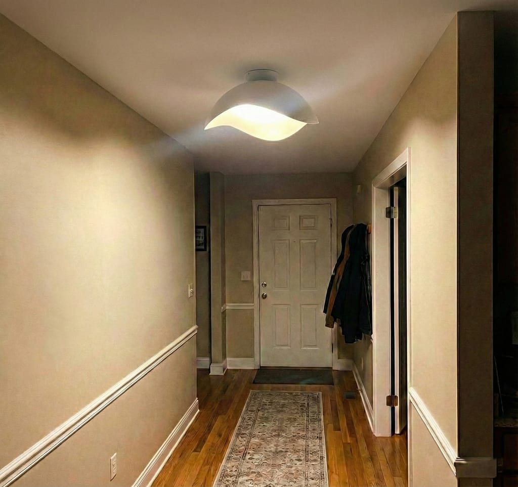 Customer photo review of Wave Ceiling Light, Ceiling or Wall Mount, 40 or 50 cm