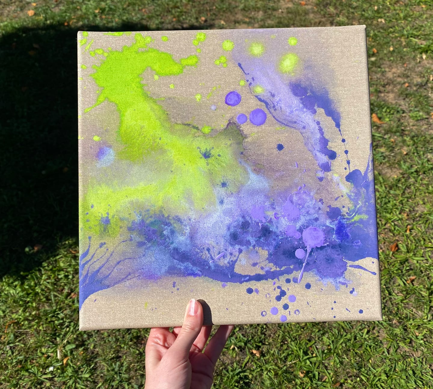 Customer photo review of Aquarylic Color - Lavendel