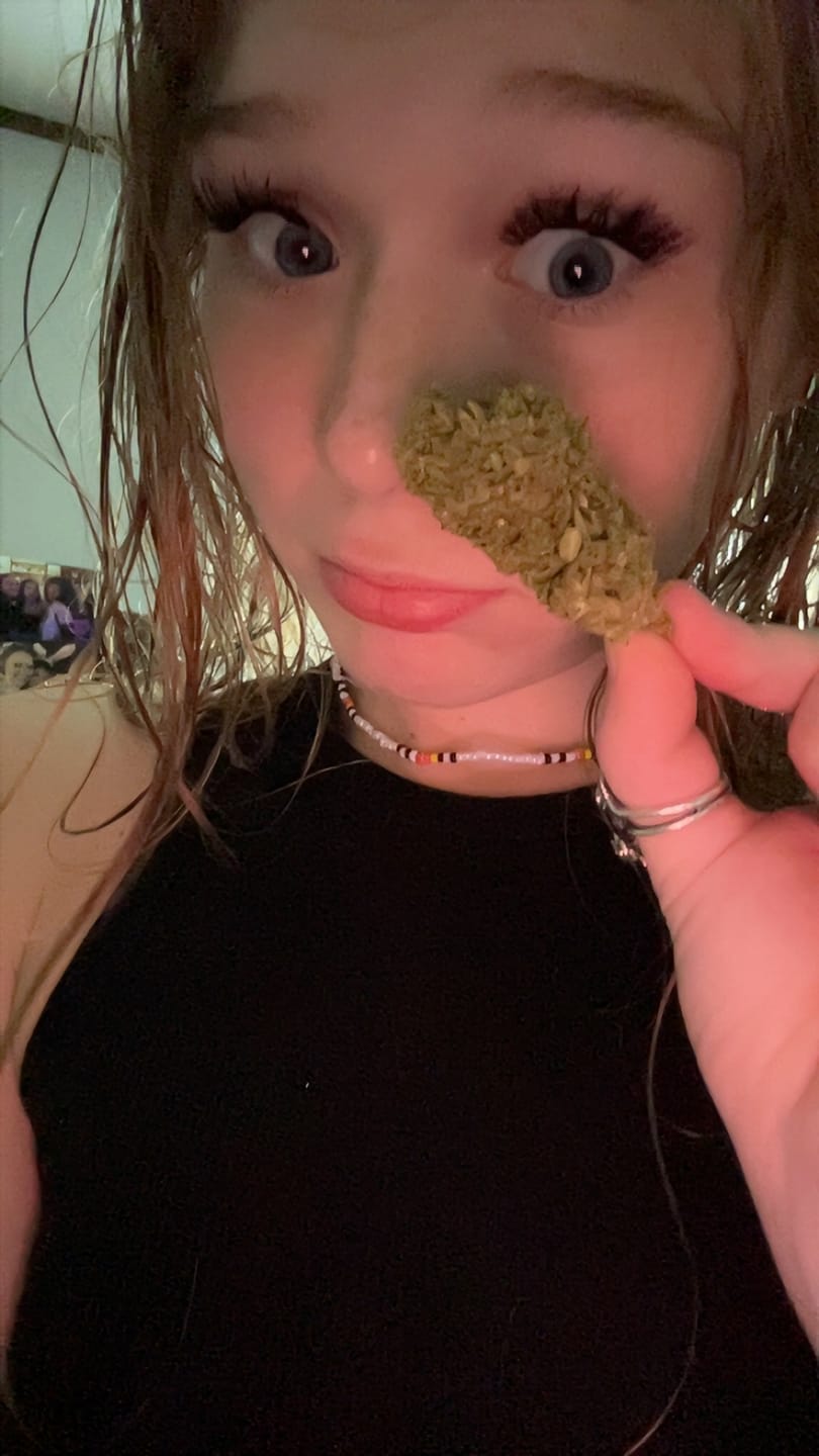 Customer photo review of Black Ice THCA Flower Ounce (28g)