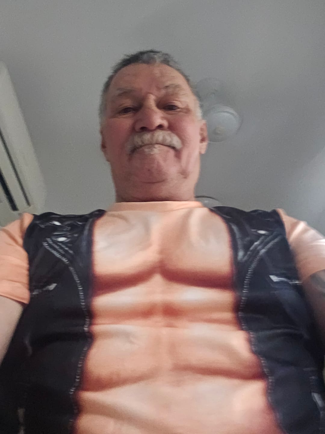 Customer photo review of Custom Funny Muscle Shirt - Personalized Gifts For Man, Motrocycle Lover